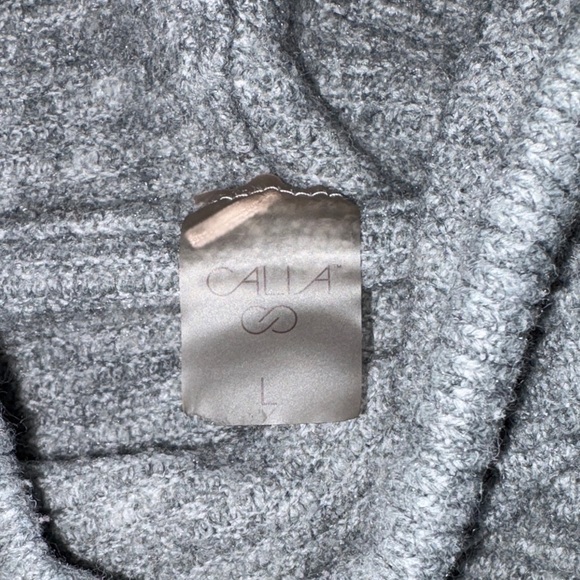 CALIA by Carrie Underwood Gray Ribbed Hoodie - Picture 2 of 8